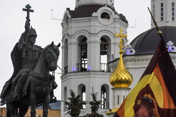 Spomenik Ivanu Groznom u Orlu Spomenik Ivanu Groznom u Orlu - Sputnik Srbija