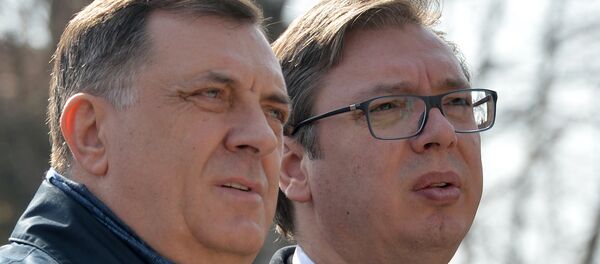 Milorad Dodik i Aleksandar Vučić Milorad Dodik i Aleksandar Vučić - Sputnik Srbija
