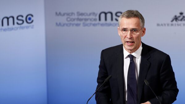 Генерални секретар НАТО-а Јенс Столтенберг говори на 53. Минхенској конференцији о безбедности - Sputnik Србија