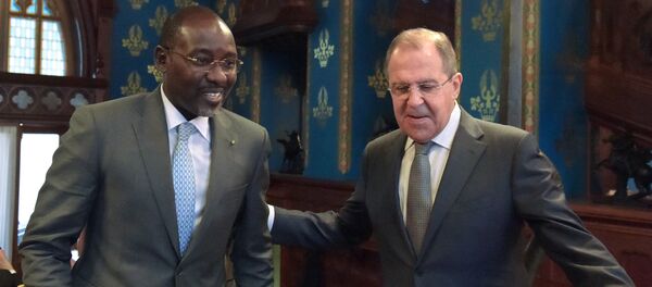 Шефови дипломатија Русије и Нигера Сергеј Лавров и Ибрахим Јакубу - Sputnik Србија