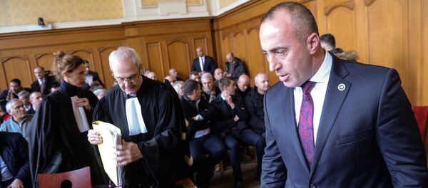 Рамуш Харадинај у суду у француском граду Колмару, где чека одлуку о изручењу - Sputnik Србија