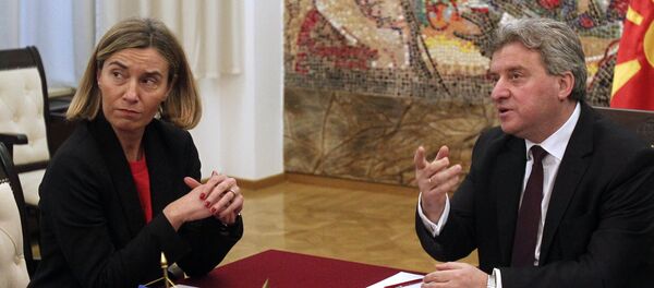 Федерика Могерини и Ђорђе Иванов - Sputnik Србија