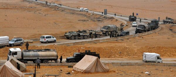 Припадници сиријске војске заузимају положаје током офанзиве на древни сиријски град Палмиру - Sputnik Србија