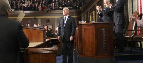 Председник САД Доналд Трамп обраћа се Конгресу Председник САД Доналд Трамп обраћа се Конгресу - Sputnik Србија