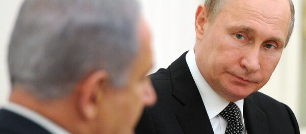 Beljamin Netanijahu i Vladimir Putin - Sputnik Srbija