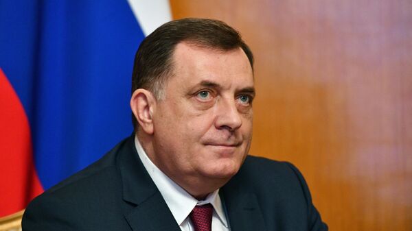 Predsednik Republike Srpske Milorad Dodik tokom sastanka sa ministrom spoljnih poslova Rusije Sergejem Lavrovim u Moskvi - Sputnik Srbija