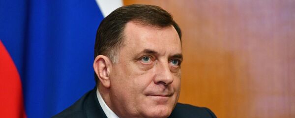 Председник Републике Српске Милорад Додик током састанка са министром спољних послова Русије Сергејем Лавровим у Москви - Sputnik Србија