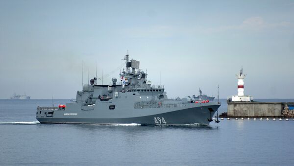 Glavni patrolni brod Crnomorske flote fregata Admiral Grigorovič - Sputnik Srbija
