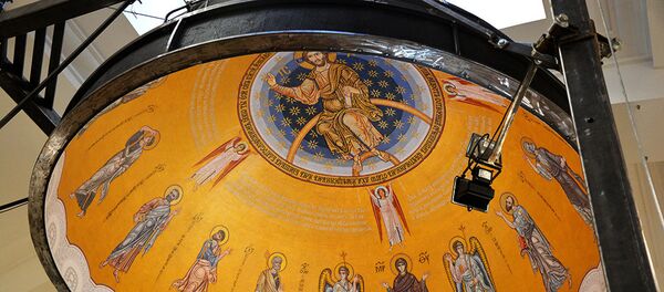 Макета куполе Храма Св. Саве Макета куполе Храма Св. Саве - Sputnik Србија