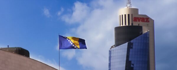 Застава БиХ у Сарајеву Застава БиХ у Сарајеву - Sputnik Србија