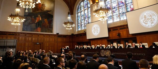 Међународни суд правде у Хагу током расправе између Украјине и Русије Међународни суд правде у Хагу током расправе између Украјине и Русије - Sputnik Србија