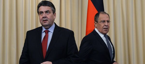 Ministri inostranih poslova Rusije i Nemačke Sergej Lavrov i Zigmar Gabrijel - Sputnik Srbija