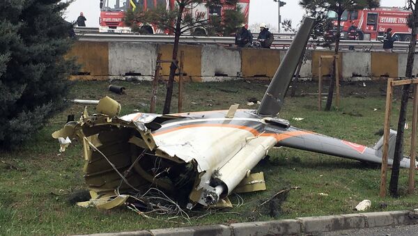 Хеликоптер у коме су погинули руски држављани, Истанбул - Sputnik Србија
