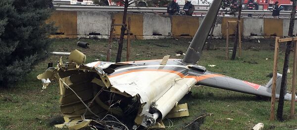 Хеликоптер у коме су погинули руски држављани, Истанбул Хеликоптер у коме су погинули руски држављани, Истанбул - Sputnik Србија