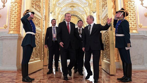 Vladimir Putin i Redžep Tajip Erdogan - Sputnik Srbija