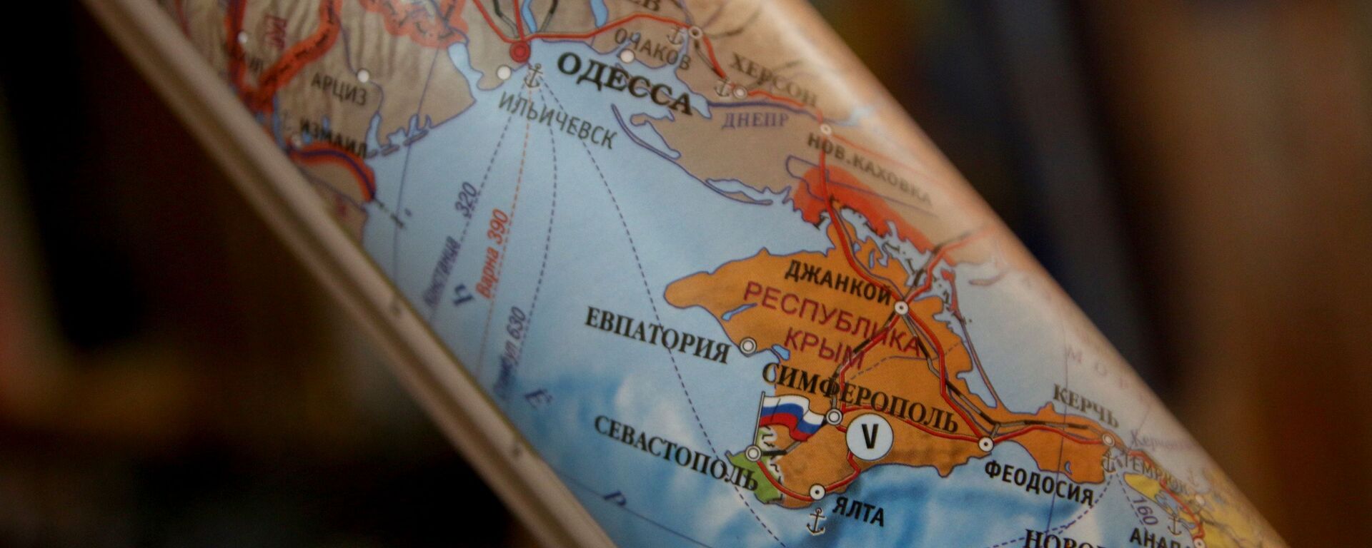 Политичка карта Европе са Кримом као делом Русије - Sputnik Србија, 1920, 14.05.2023