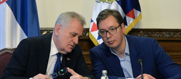 Predsednik Srbije Tomislav Nikolić i premijer Aleksandar Vučić - Sputnik Srbija