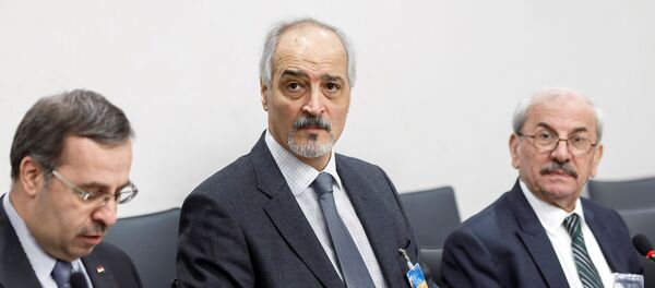 Шеф делегације Дамаска на међусиријским преговорима Башар Џафари - Sputnik Србија