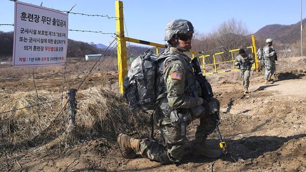 Američki vojnik na vežbama u Južnoj Koreji - Sputnik Srbija