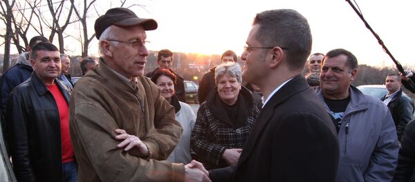 Predsednički kandidat Vuk Jeremić u poseti Mladenovcu - Sputnik Srbija