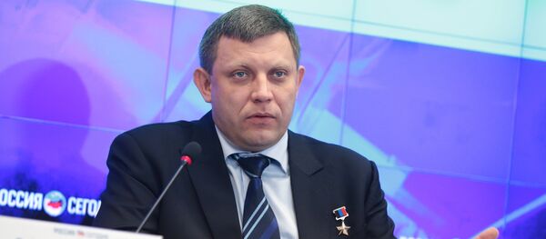 Лидер ДНР Александар Захарченко на конференцији у Симферопољу - Sputnik Србија