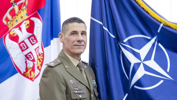 Brigadni general šef NATO-a u Srbiji Čezare Marineli - Sputnik Srbija