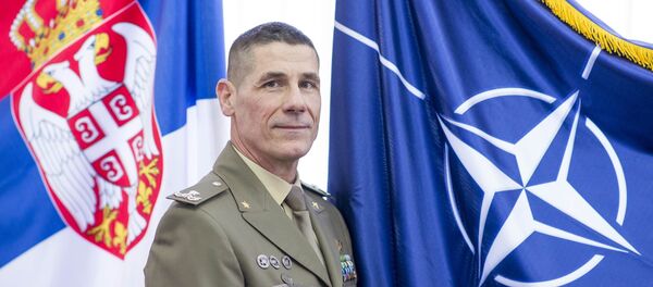 Brigadni general šef NATO-a u Srbiji Čezare Marineli Brigadni general šef NATO-a u Srbiji Čezare Marineli - Sputnik Srbija