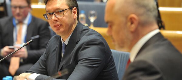 Premijer Srbije Aleksandar Vučić Premijer Srbije Aleksandar Vučić - Sputnik Srbija