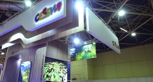 Штанд Србије на Сајаму туризма у Москви. - Sputnik Србија