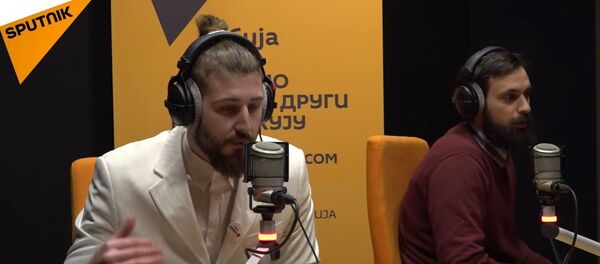 Beli Preletačević i Nebojša Prilepak Beli Preletačević i Nebojša Prilepak - Sputnik Srbija