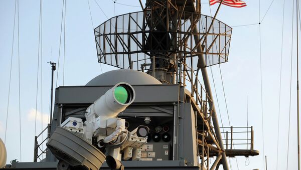Lasersko oružje na brodu Ju-Es-Es Pons - Sputnik Srbija