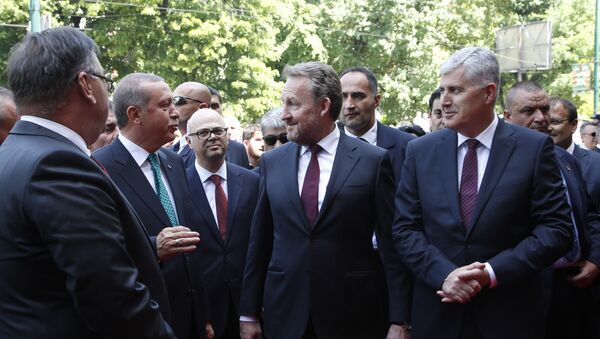 Redžep Tajip Erdogan tokom posete Bosni 2015. - Sputnik Srbija