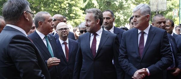 Реџеп Тајип Ердоган током посете Босни 2015. - Sputnik Србија