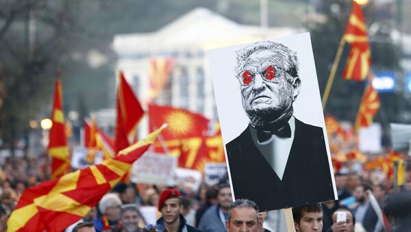 Протести у Скопљу 21.03. 2017. - Sputnik Србија