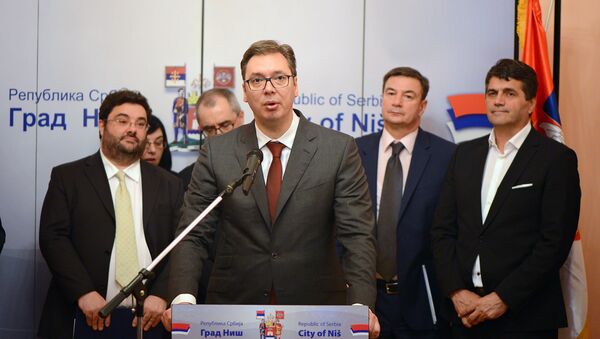 Aleksandar Vučić u Nišu - Sputnik Srbija