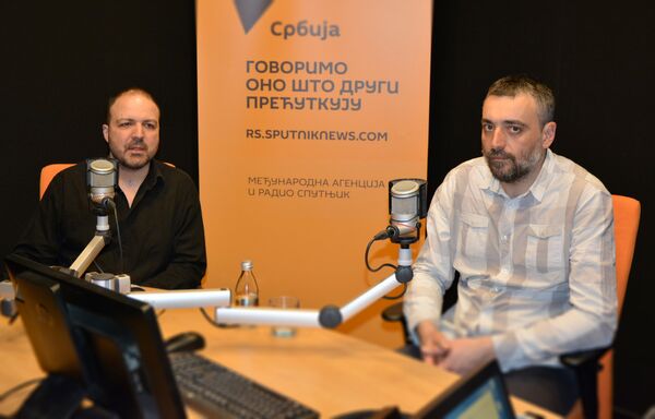 Исток Павловић и Здравко Јанковић Исток Павловић и Здравко Јанковић - Sputnik Србија
