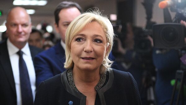 Francuska kandidatkinja za predsednika i lider „Nacionalnog fronta“ Marin le Pen u poseti Moskvi - Sputnik Srbija