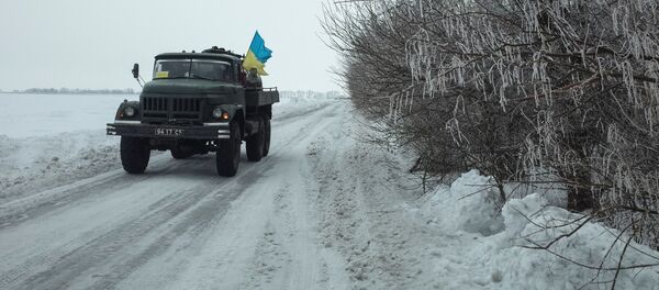 Возило украјинске војске Возило украјинске војске - Sputnik Србија