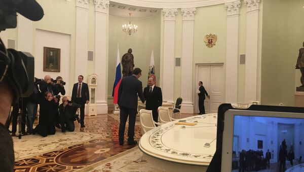 Sastanak Aleksandra Vučića i Vladimira Putina - Sputnik Srbija