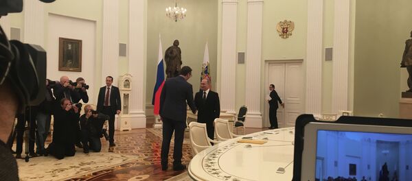 Састанак Александра Вучића и Владимира Путина - Sputnik Србија