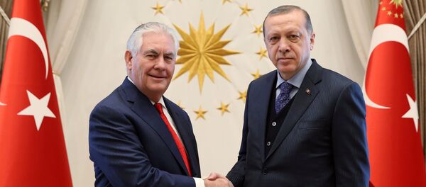 Reks Tilerson i Redžep Tajip Erdogan - Sputnik Srbija