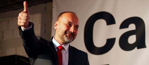 Председнички кандидат Саша Јанковић на конференцији за новинаре у свом предизборном штабу - Sputnik Србија