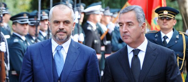 Еди Рама у посети Црној Гори - архивска фотграфија - Sputnik Србија