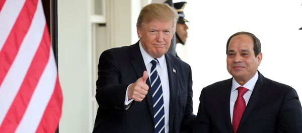 Predsednik SAD Donald Tramp i predsednik Egipta Abdel Fatah el Sisi Predsednik SAD Donald Tramp i predsednik Egipta Abdel Fatah el Sisi - Sputnik Srbija