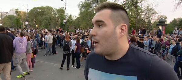 Протести у Београду 03. април 2017. Протести у Београду 03. април 2017. - Sputnik Србија