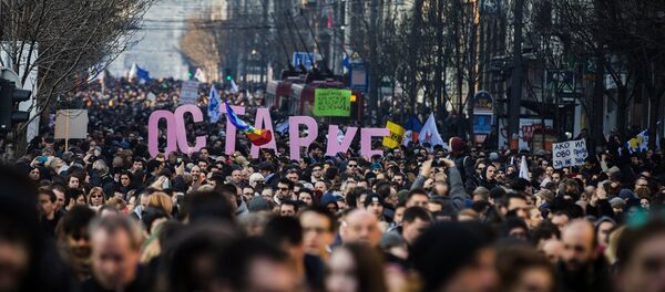 Митинг у Београду - архивска фотографија - Sputnik Србија