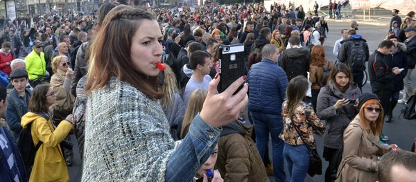 Protest studenata - Sputnik Srbija