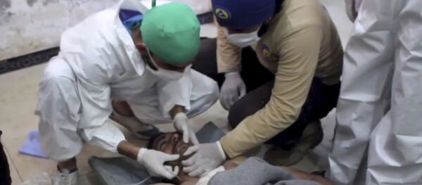 Жртве наводног хемијског напада у Идлибу Жртве наводног хемијског напада у Идлибу - Sputnik Србија