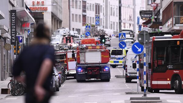 Стокхолм после терористичког напада 7.априла 2017. године - Sputnik Србија