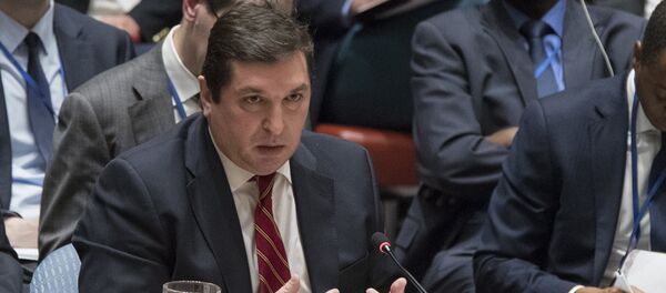 Ruski ambasador pri UN Vladimir Sofrkonov Ruski ambasador pri UN Vladimir Sofrkonov - Sputnik Srbija